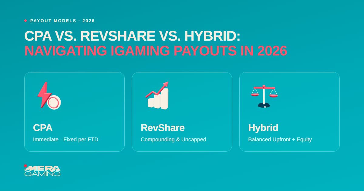 CPA vs RevShare vs Hybrid: Which Model Works Better in iGaming?